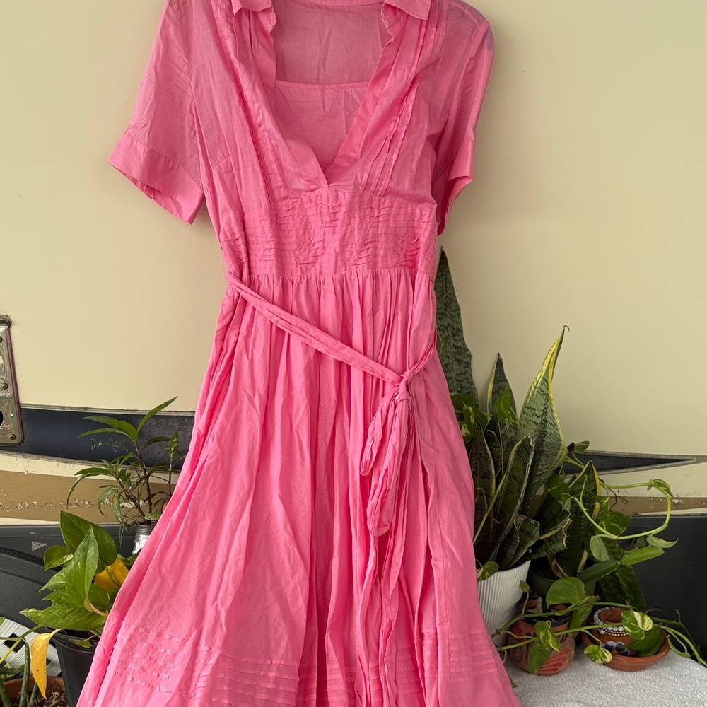 Calvin Klein Collection Pink Midi Dress